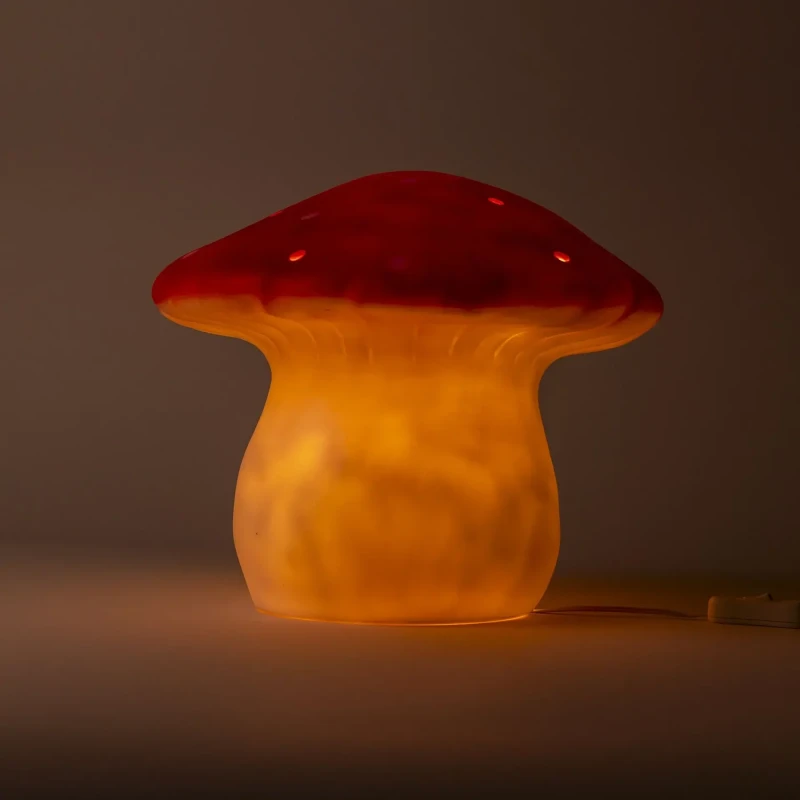 EGMONT Lampka nocna LED, Grzybek duży czerwony