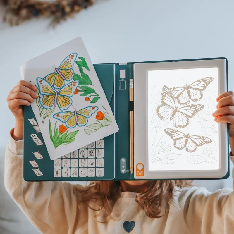 Kidywolf KIDYDRAW – podświetlany tablet do nauki rysowania animals