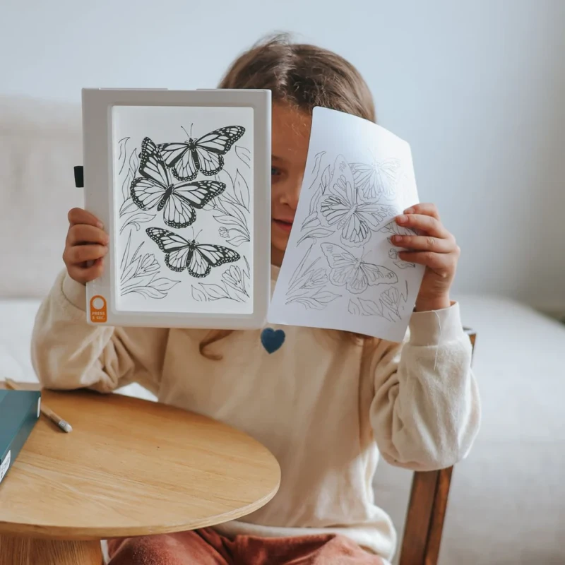 Kidywolf KIDYDRAW – podświetlany tablet do nauki rysowania animals