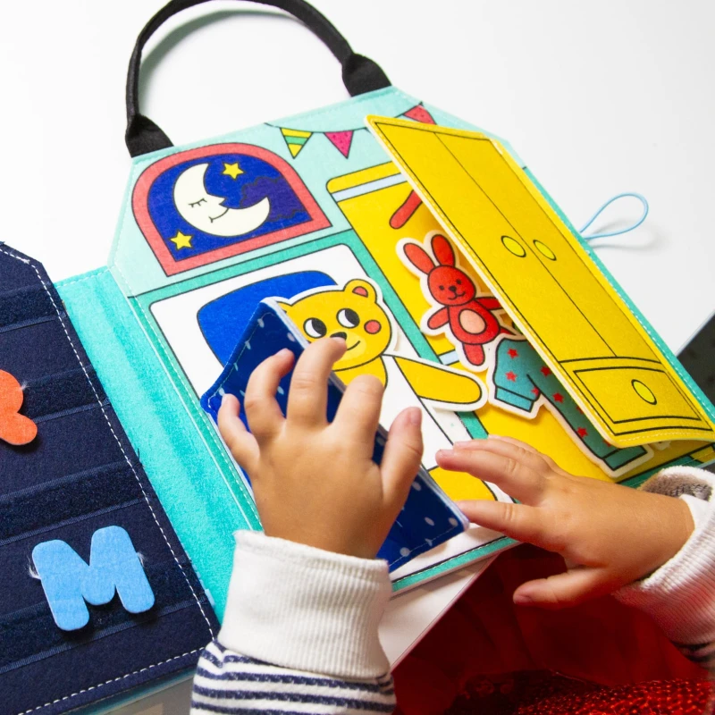 Omy Miękka Książeczka Montessori Mój Dzień