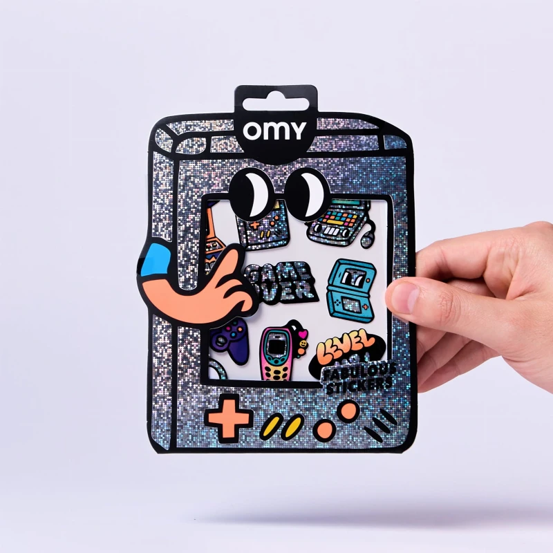 Omy Odlotowe Winylowe Naklejki BIG Game Boy