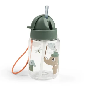Done by Deer Bidon ze słomką – Tiny Trails Green | 280 ml