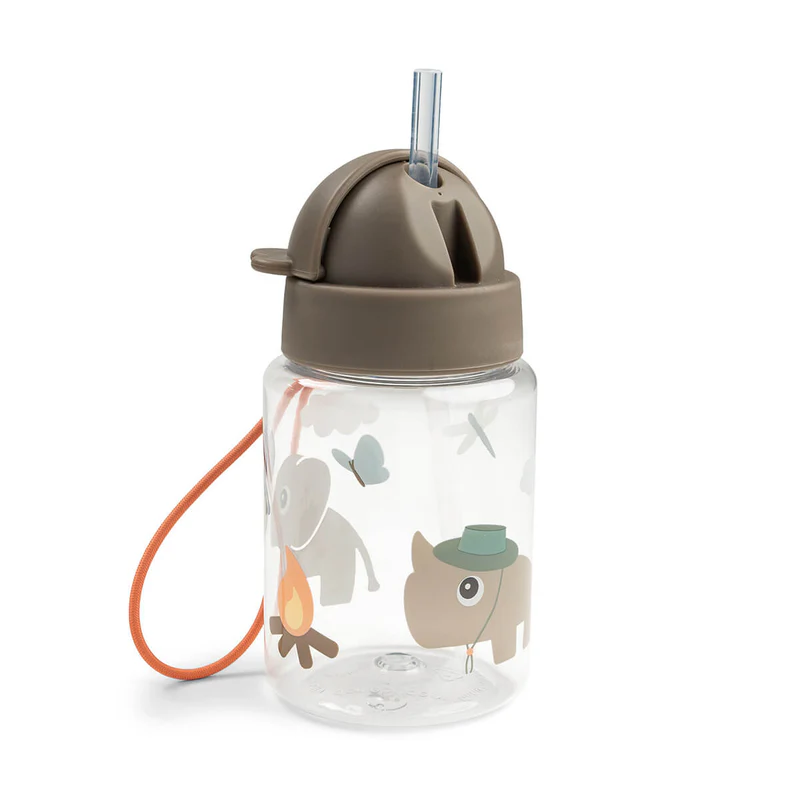 Done by Deer Bidon ze słomką – Tiny Trails Sand | 280 ml
