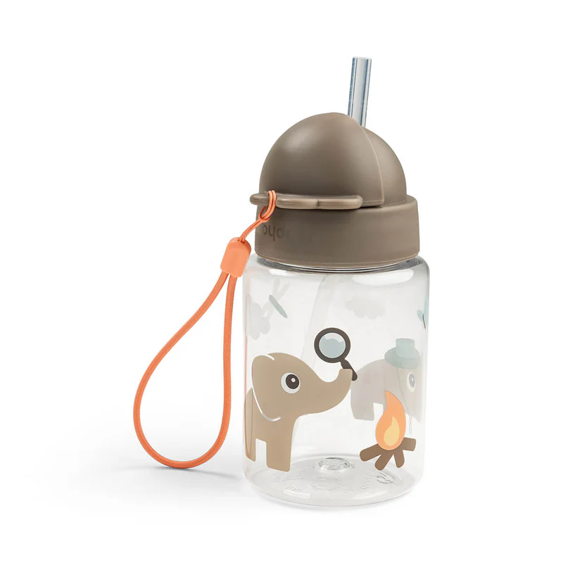 Done by Deer Bidon ze słomką – Tiny Trails Sand | 280 ml