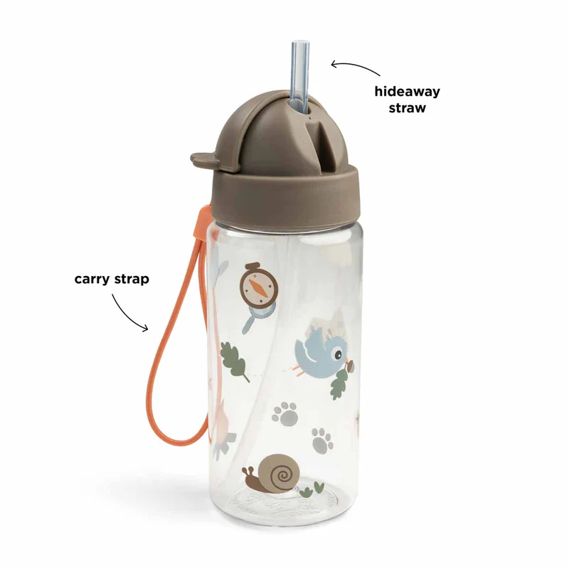 Done by Deer Bidon ze słomką – Tiny Trails Sand | 350 ml 
