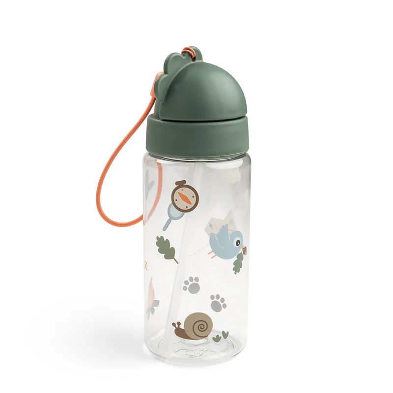 Done by Deer Bidon ze słomką – Tiny Trails Green | 350 ml