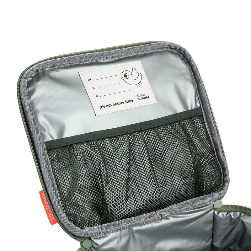 Done by Deer Torba Termiczna dla Dzieci 4L Tiny Trails Green
