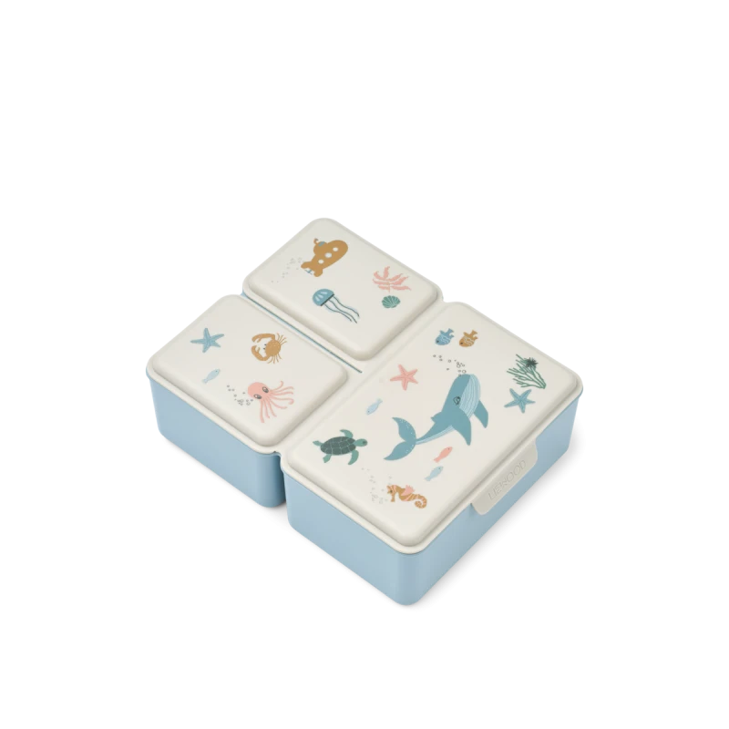 Liewood lunchbox Driss- Sea creature / Sandy