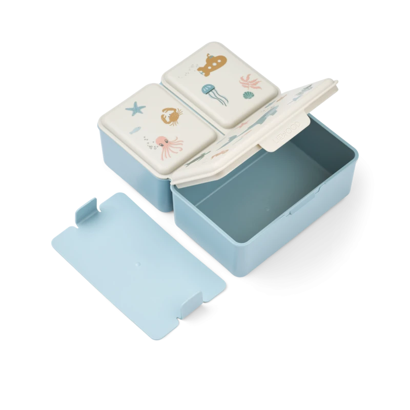 Liewood lunchbox Driss- Sea creature / Sandy