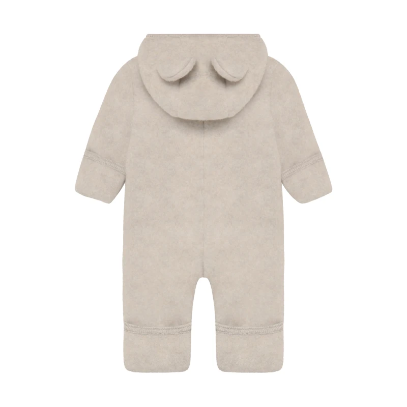 HUTTELIHUT kombinezon z wełny merino z kapturem Camel Melange 