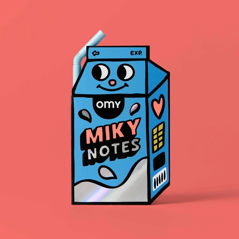 Omy Notatnik z karteczkami samoprzylepnymi - Miky
