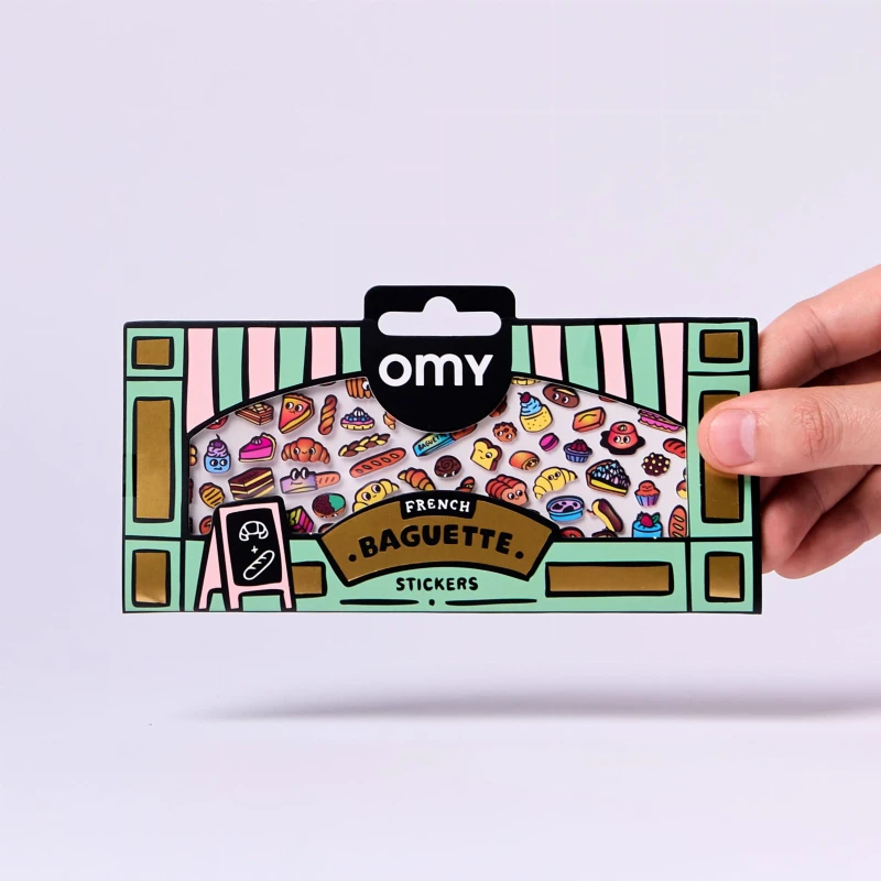Omy Odlotowe Winylowe Naklejki Boutique - Francuska Piekarnia