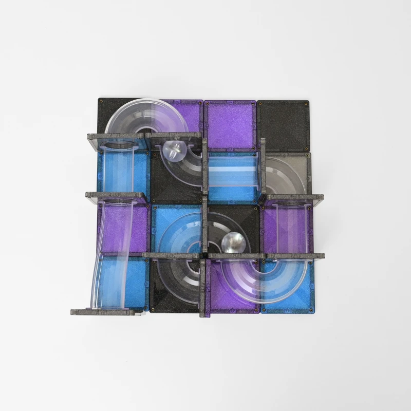 Connetix - klocki magnetyczne Pastel kulodrom Galaxy Pack 61 elementów 
