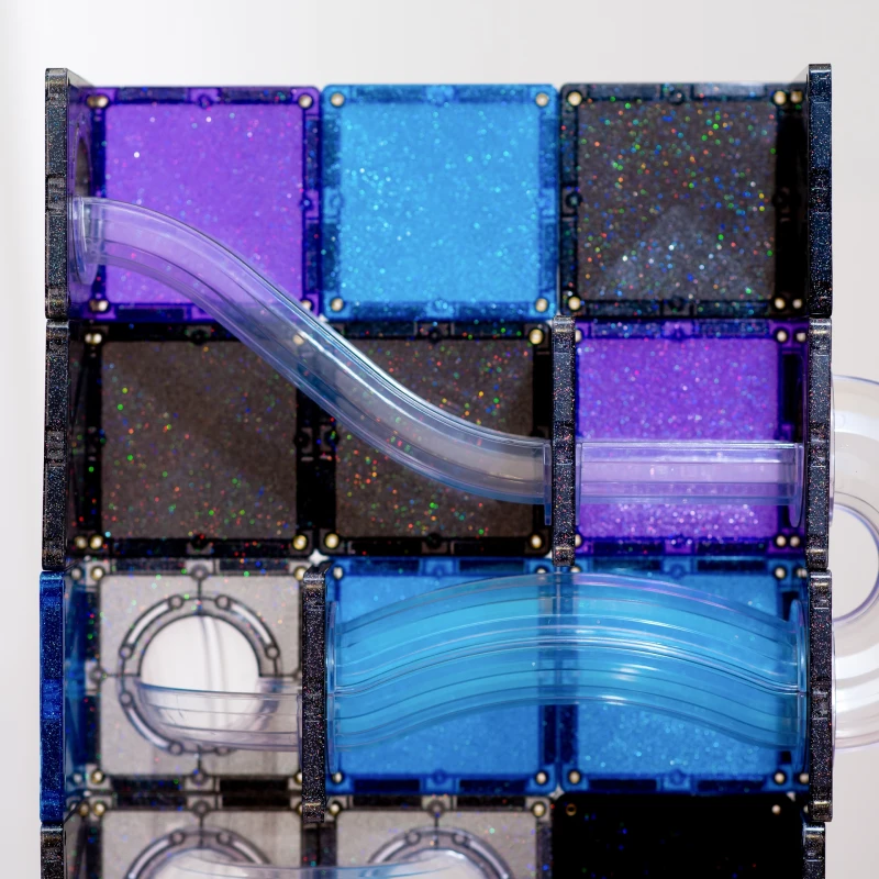 Connetix - klocki magnetyczne Pastel kulodrom Galaxy Pack 61 elementów 