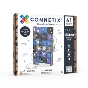 Connetix - klocki magnetyczne Pastel kulodrom Galaxy Pack 61 elementów 