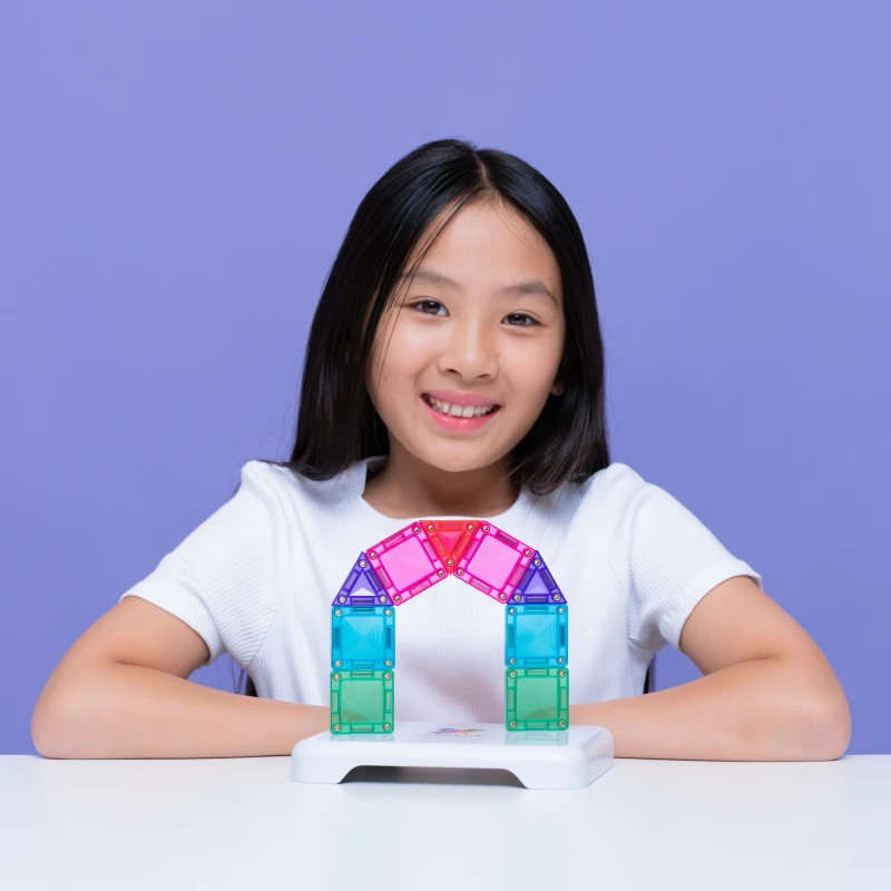 Connetix - podróżny zestaw mini klocków magnetycznych 32 elementy