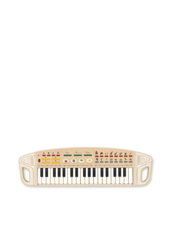 Konges Sløjd Keyboard muzyczny 37 klawiszy – kremowy