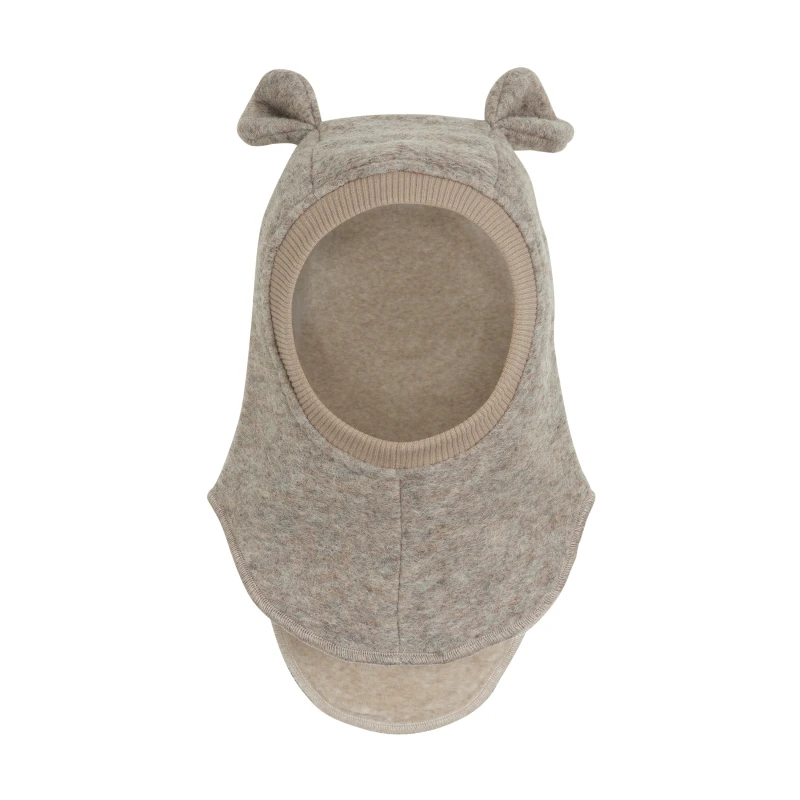 HUTTELIHUT czapka kominiarka z wełny merino Camel Melange