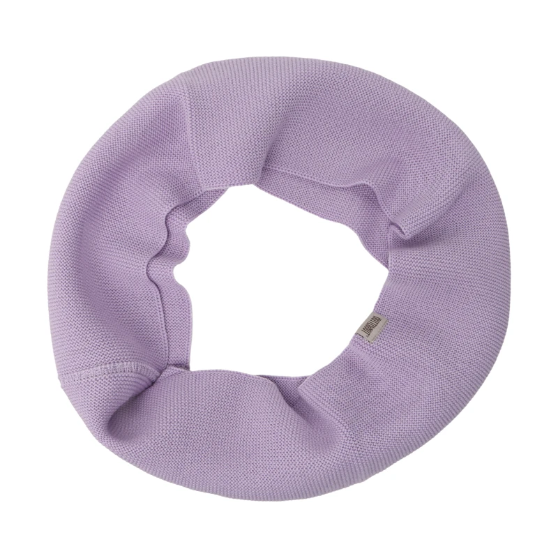 HUTTELiHUT komin dzianinowy z wełny merino dla dzieci Purple Rose