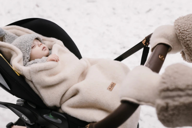 Zaffiro Śpiworek wełniany Mini Sierra 0-18m beżowy