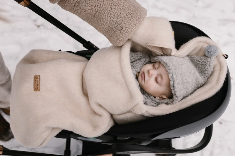 Zaffiro Śpiworek wełniany Mini Sierra 0-18m beżowy