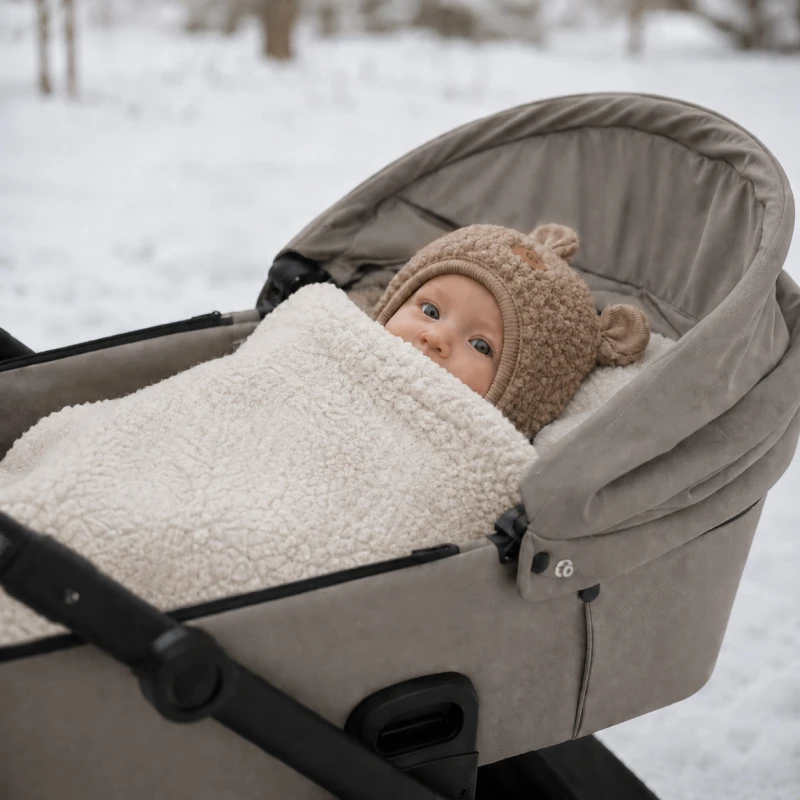 Zaffiro Śpiworek wełniany Mini Nevada 0-18m beżowy