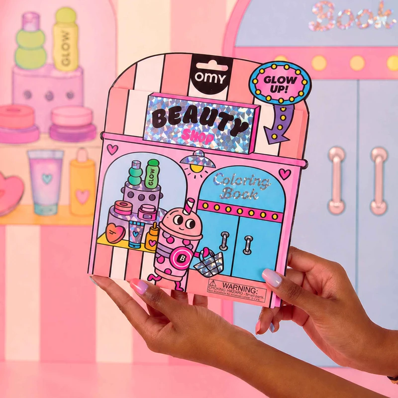 Omy Kolorowanka z naklejkami – Beauty Shop