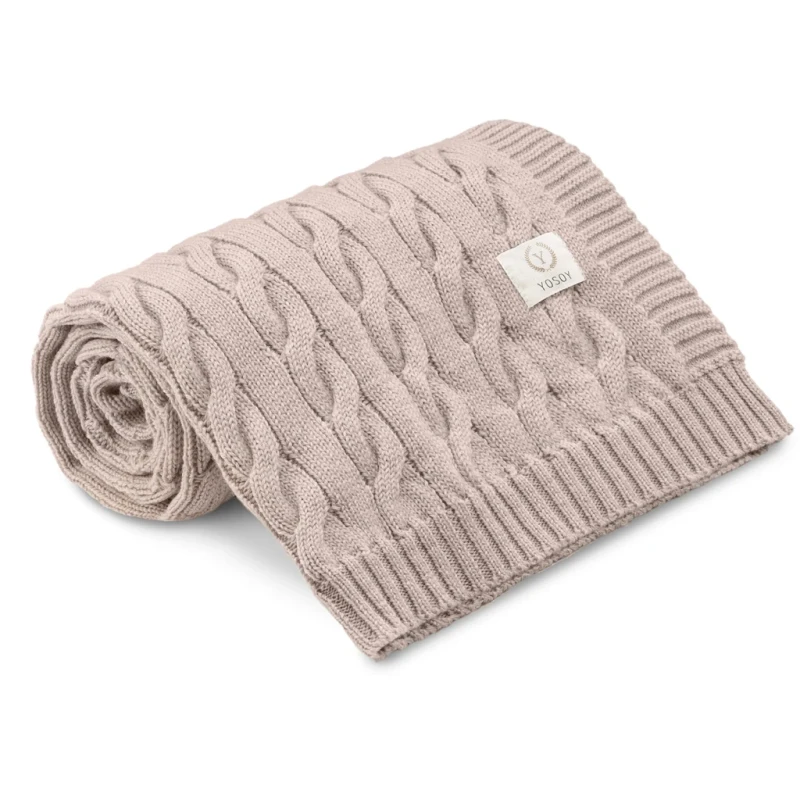 Yosoy koc 100% merino warkocz cocoa milk