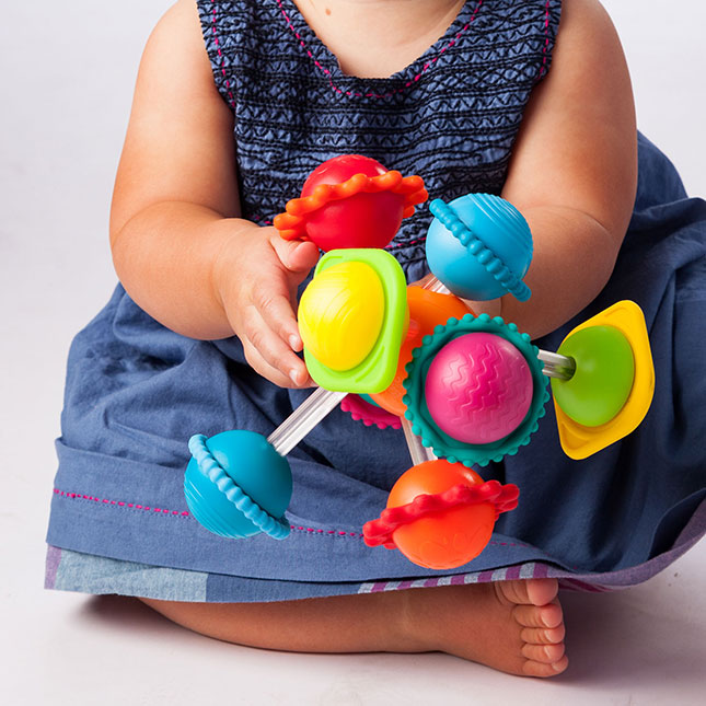 Fat Brain Toy Grzechotka Wimzle - Sensoryczna Przygoda