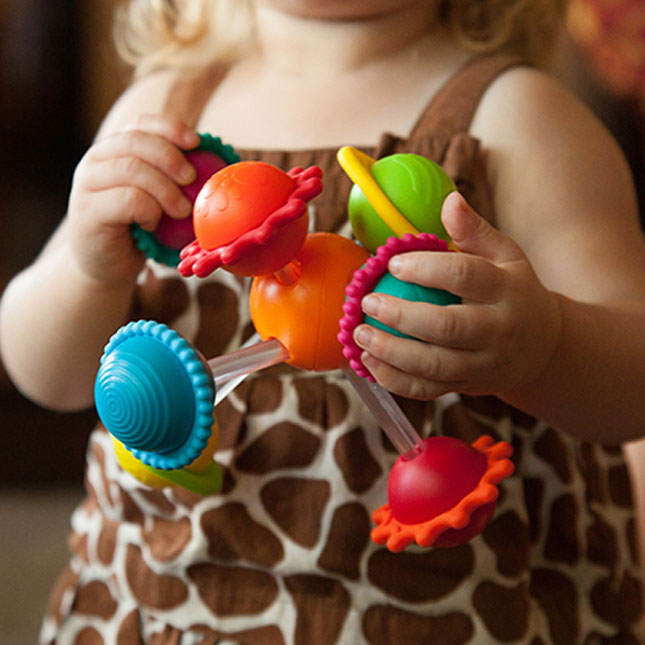 Fat Brain Toy Grzechotka Wimzle - Sensoryczna Przygoda