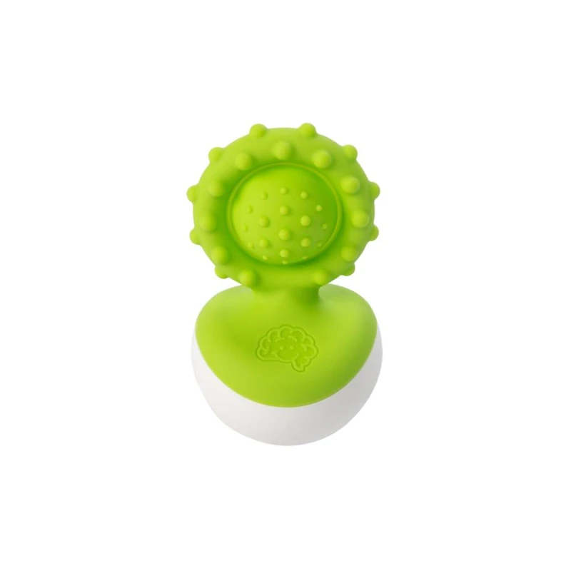 Fat Brain Toy Gryzak Wańka Wstańka - Zielony