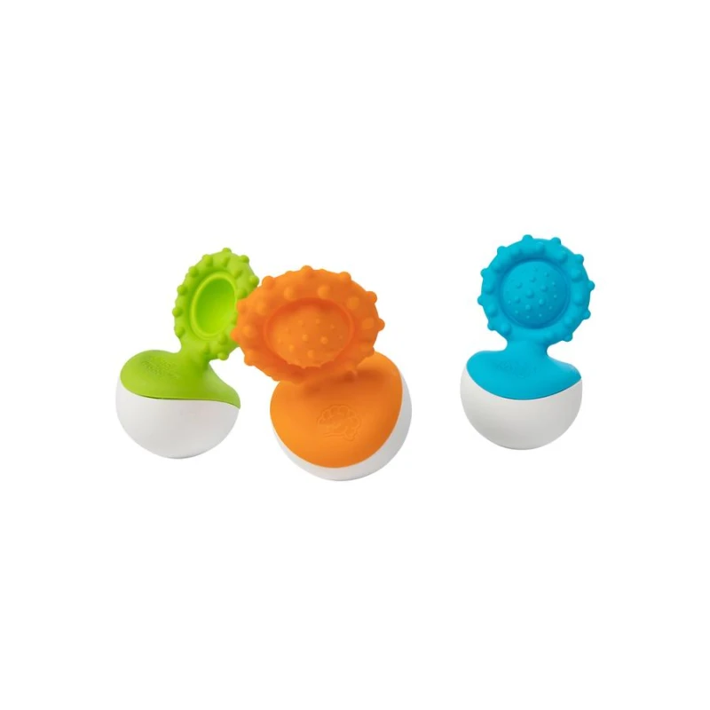 Fat Brain Toy Gryzak Wańka Wstańka - Niebieski