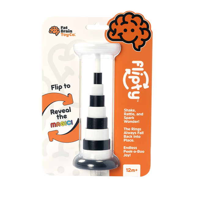 Fat Brain Toy Flipty Obracanka Tęczowo-Kontrastowa