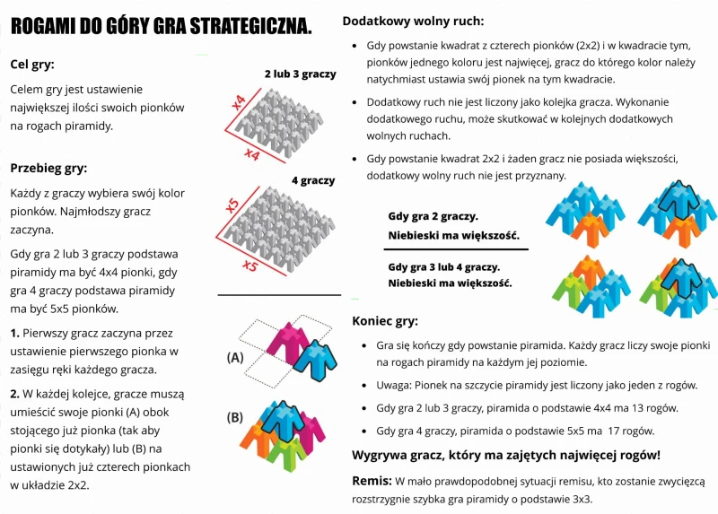 Fat Brain Toy Rogami do Góry Gra Strategiczna