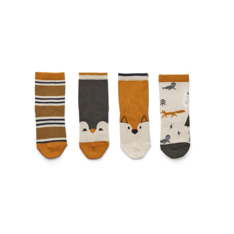 LIEWOOD, skarpetki 4-pack Silas - Arctic mix, 17-18