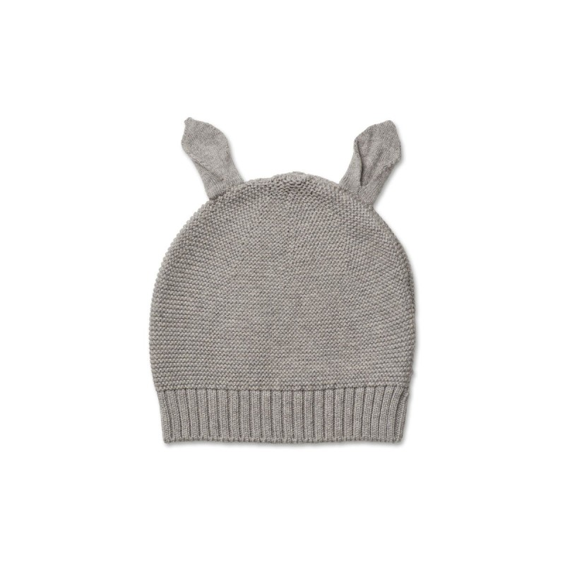 LIEWOOD czapka z uszami, Mathilde Knit Hat - Grey melange 