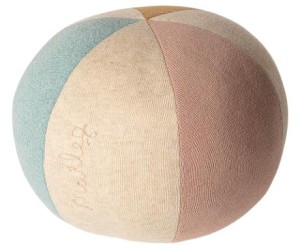 Maileg miękka piłka, BALL - LIGHT BLUE/ROSE