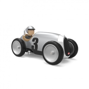 BAGHERA, samochodzik wyścigowy Racing Car Silver