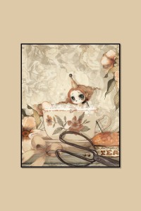 MRS MIGHETTO PLAKAT, THE TEA BATH 50x40 cm