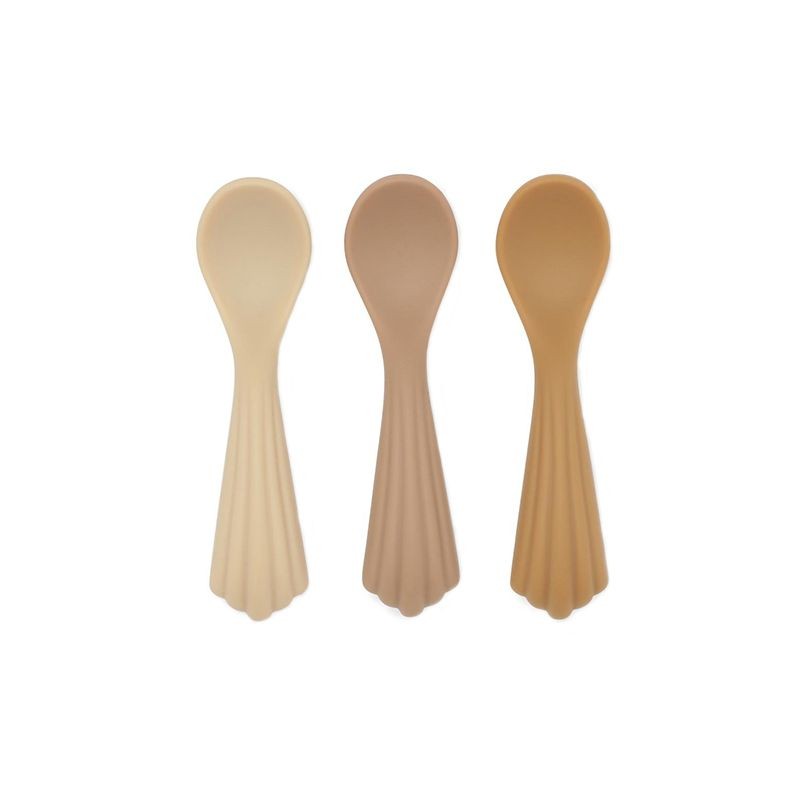 Konges Sloejd, łyżeczki silikonowe, 3 pack spoons silicone shell