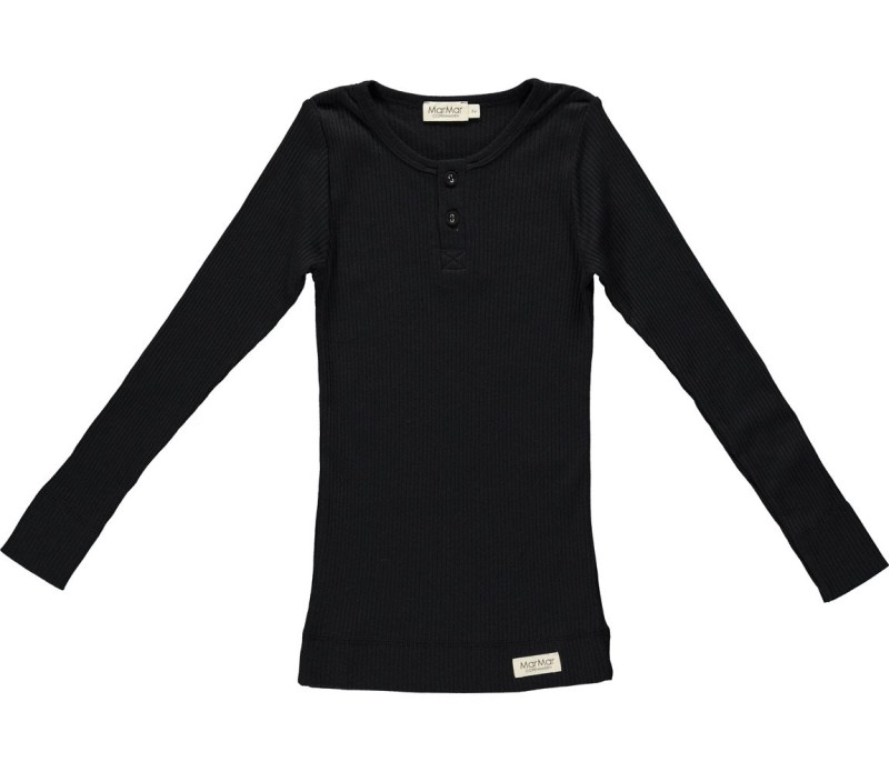 Mar Mar Copenhagen, koszulka, Tee LS T-shirt - Black