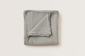 Garbo & Friends, otulacz muślinowy 110x110cm, Thyme Muslin Swaddle Blanket