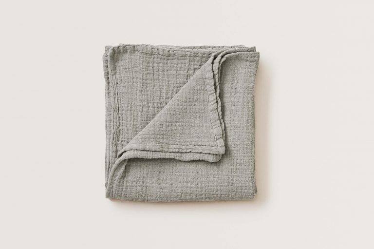 Garbo & Friends, otulacz muślinowy 110x110cm, Thyme Muslin Swaddle Blanket