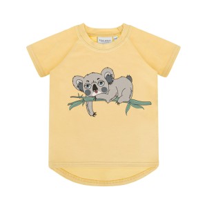 Dear sophie t-shirt żółty koala 62-68