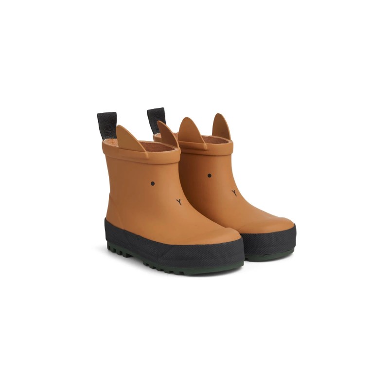 LIEWOOD, kalosze z naturalnego kauczuku, Tekla Rain Boot - Rabbit mustard mix