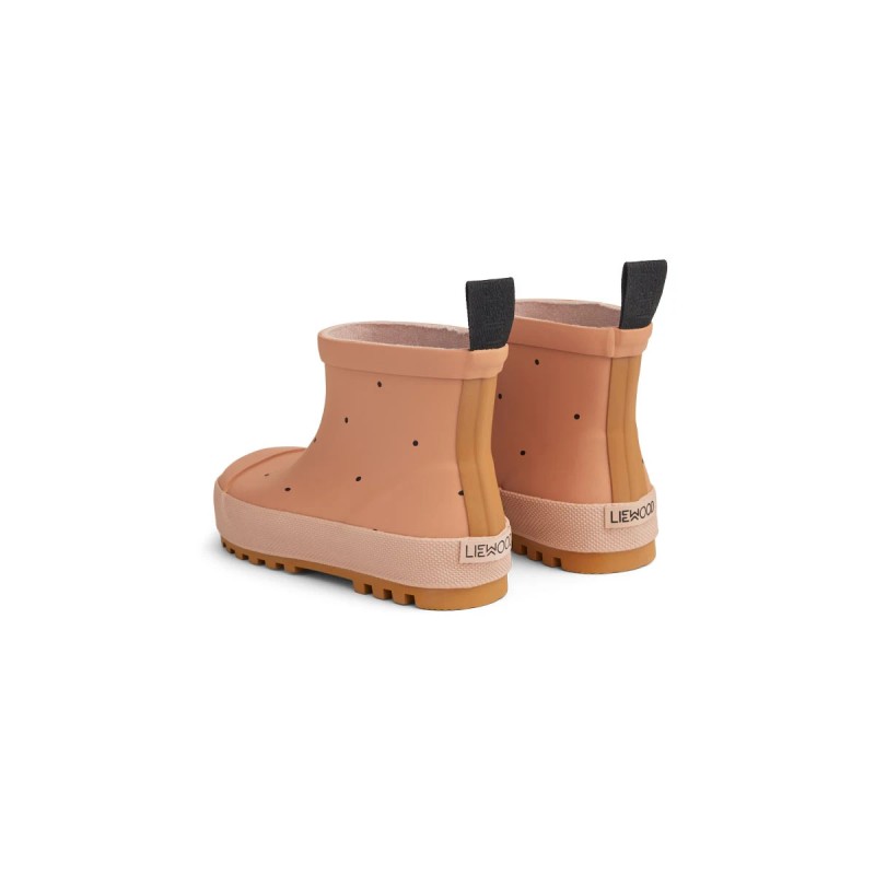 LIEWOOD, kalosze z naturalnego kauczuku, Tekla Rain Boot - Classic dot tuscany rose mix