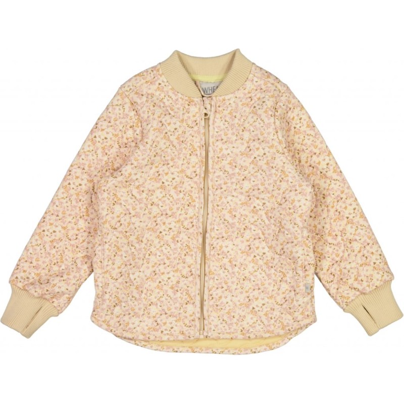 WHEAT kurtka Thermo Loui Soft Beige Flowers 98