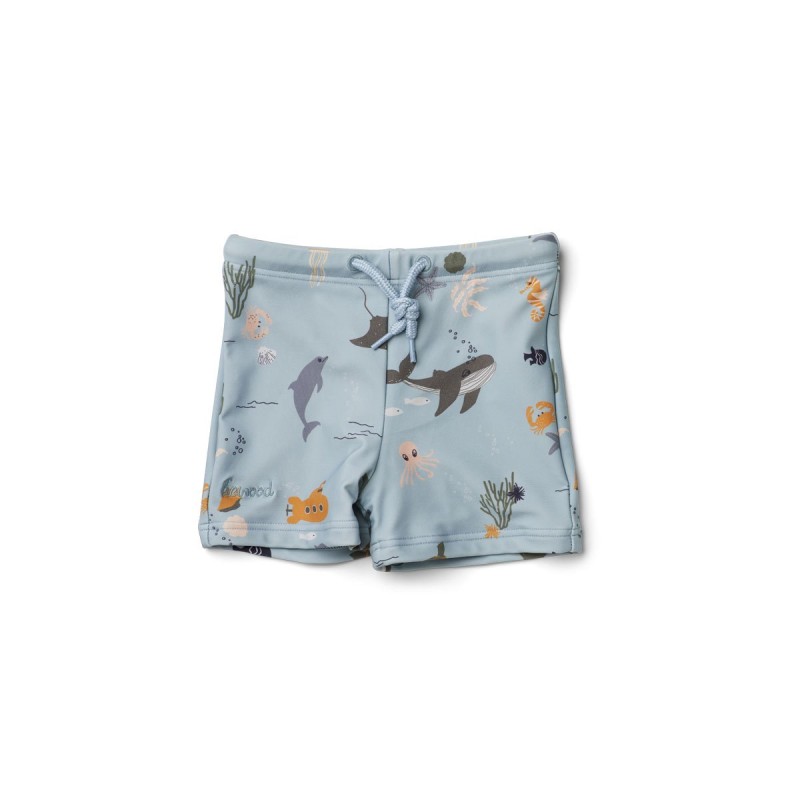 LIEWOOD, kąpielówki Otto swim pants - Sea creature mix