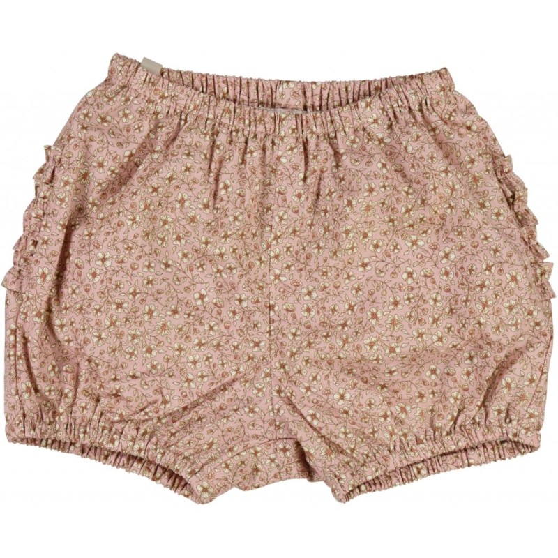 WHEAT, szorty Nappy Pants Ruffles misty rose flowers