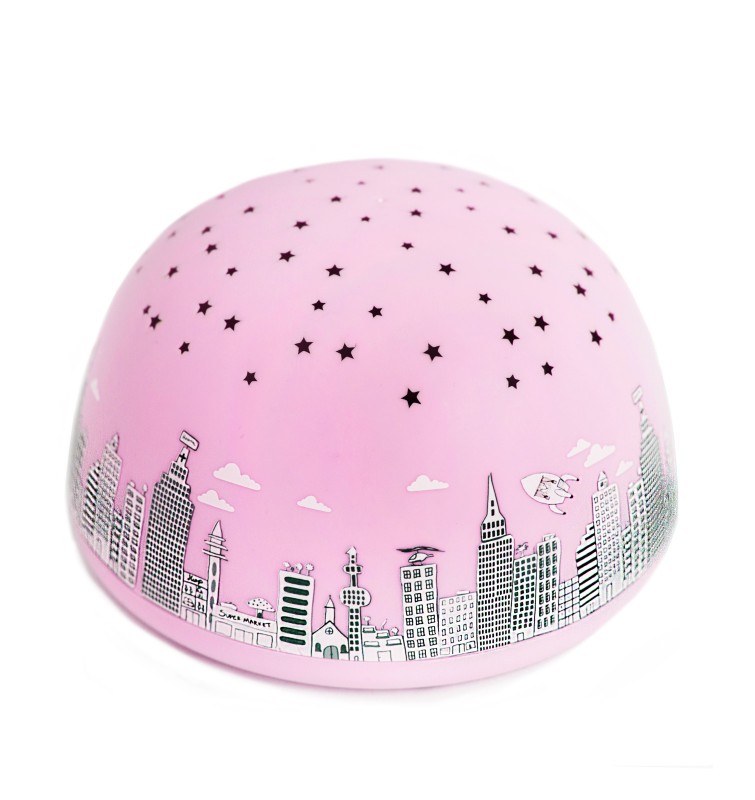 Pellianni, lampka projektor pink